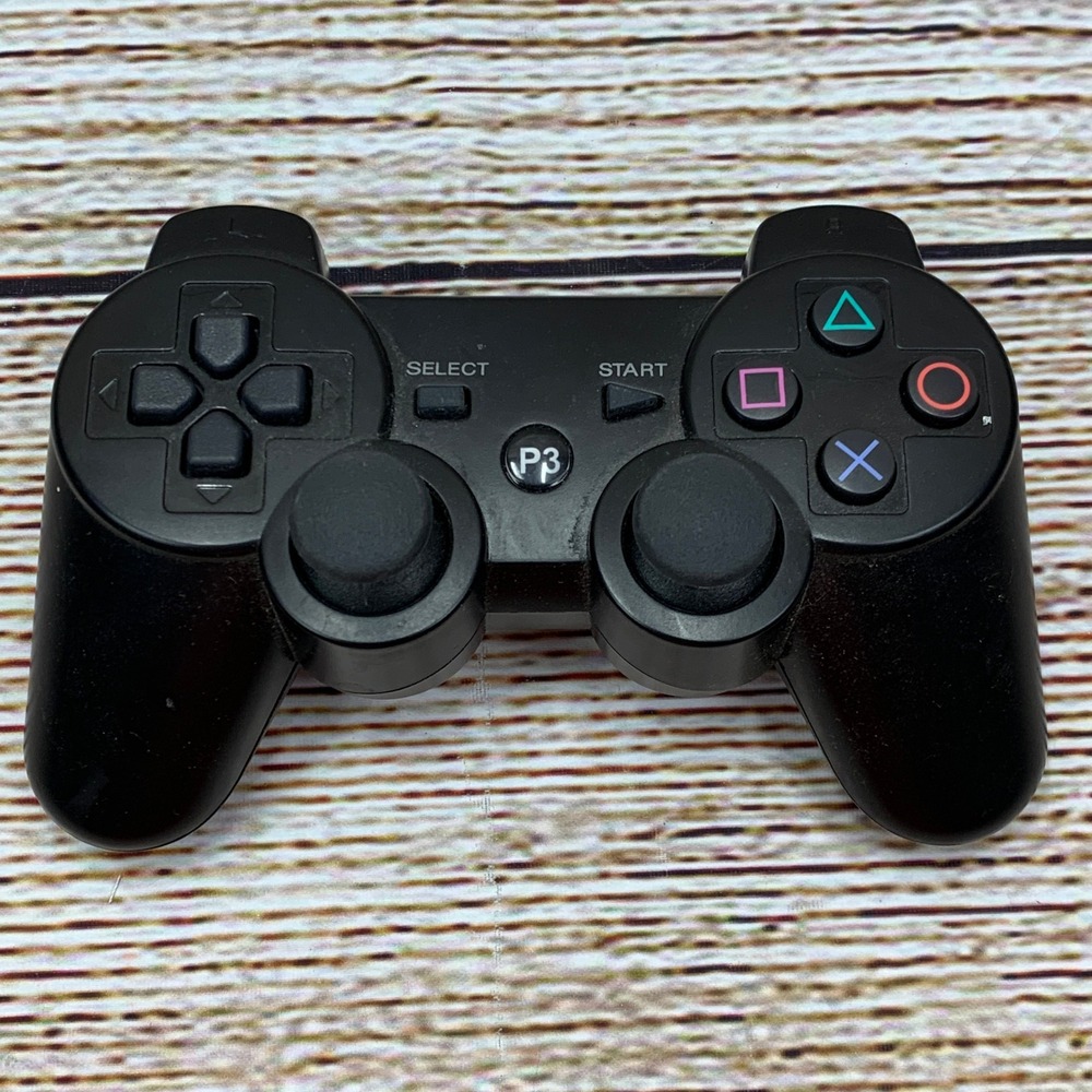 Sony PS3‎ Wireless Controller CECHZC2U Black Playstation 3 Gamepad UNTESTED